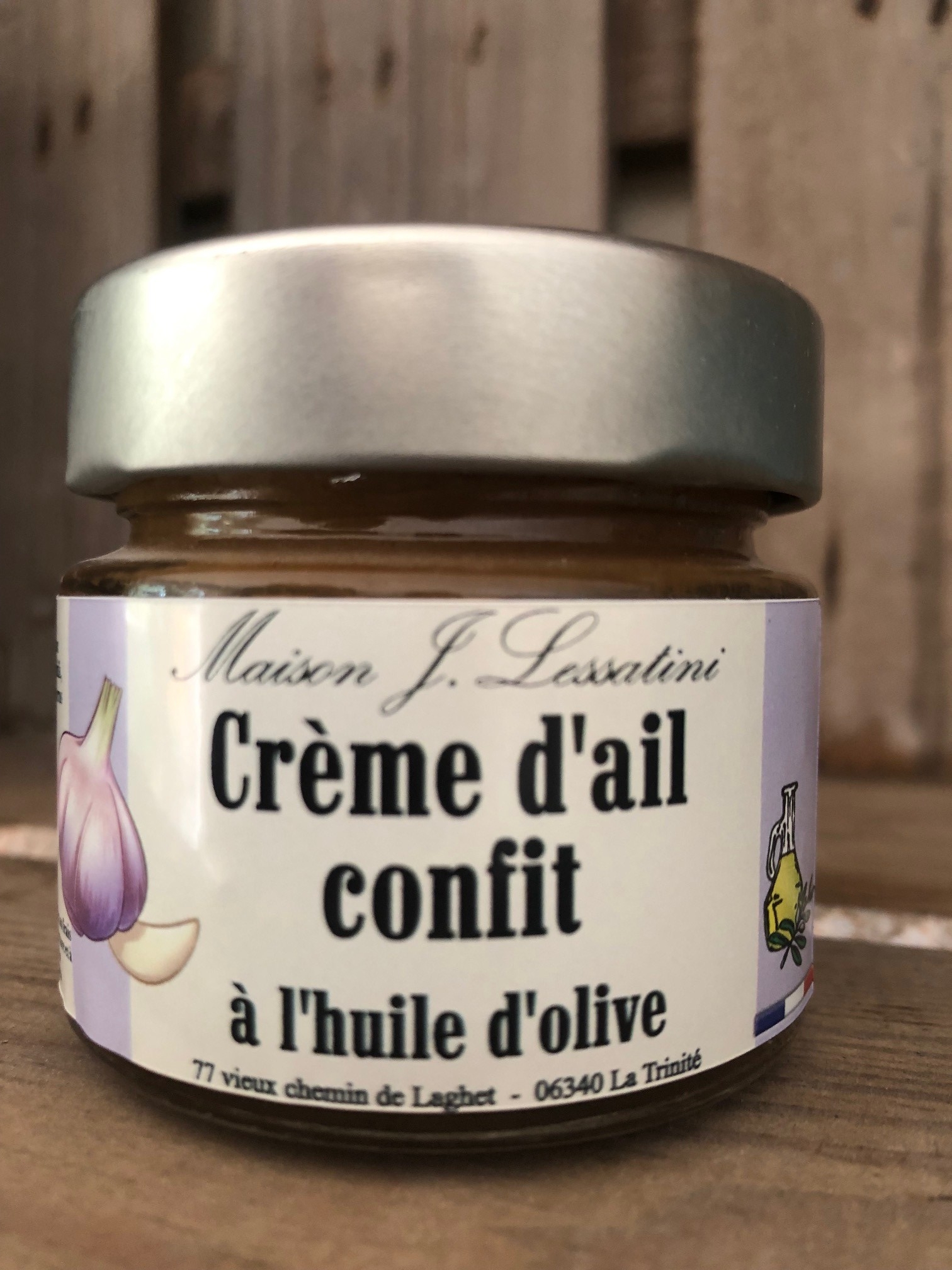 Crème d'ail confit