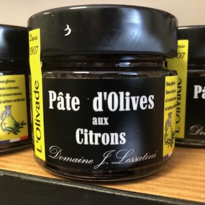 Pâte d'olives au citron