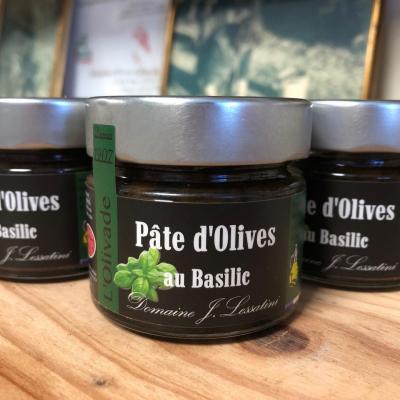 Pâte d'olives au Basilic frais